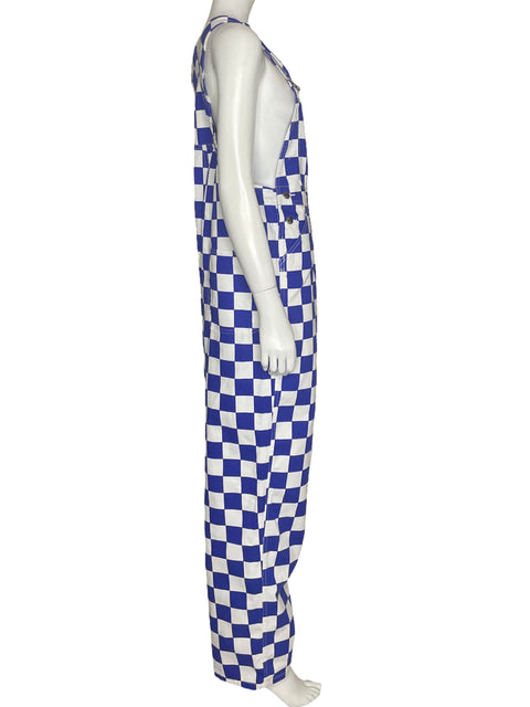 Mono Game Bibs Cuadros Azul - Talla S