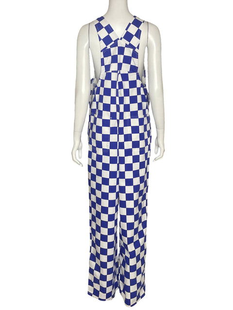 Mono Game Bibs Cuadros Azul - Talla S