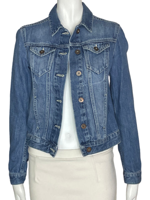 Chaleco GAP Blue Jeans Bolsillos- Talla XS