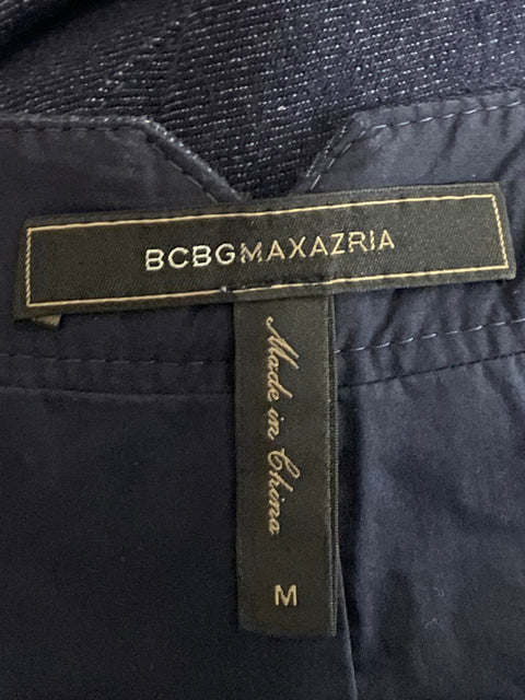 Falda BCBG Zipper Azul-Talla M