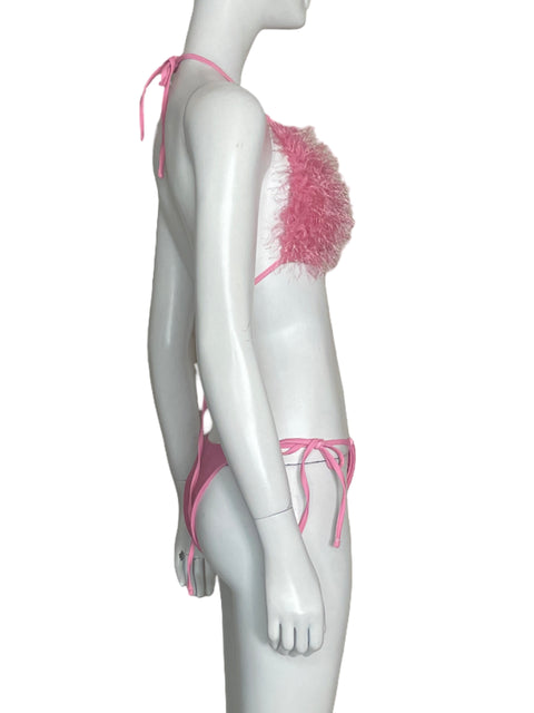 Bañador Tesoro TPS Flecos Rosado - Talla L