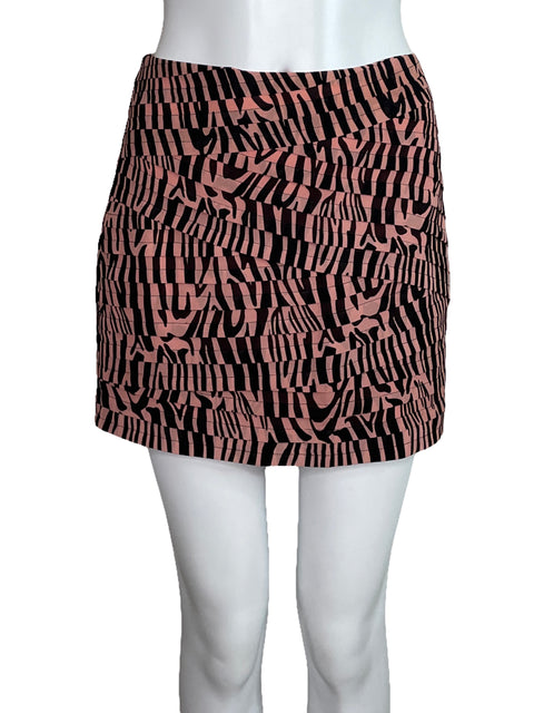 Falda Armani Exchange Mini Vuelos Rosado-Talla 8