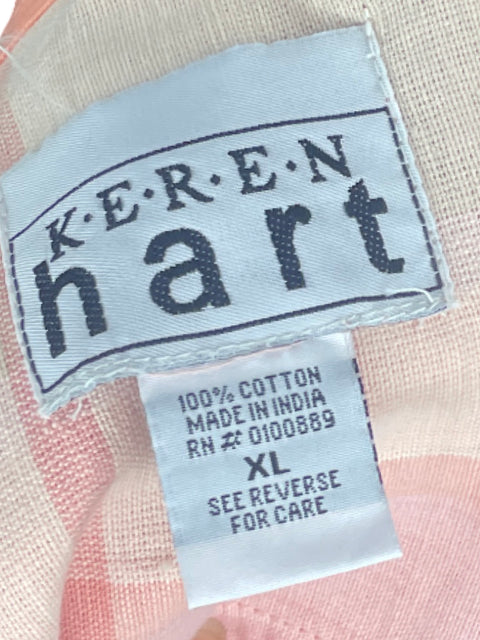 Camisa Keren Hart Cuadros Rosado - Talla XL