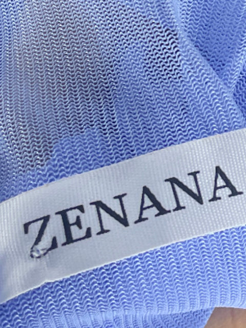 Cardigan Zenana Fluido Azul - Talla M