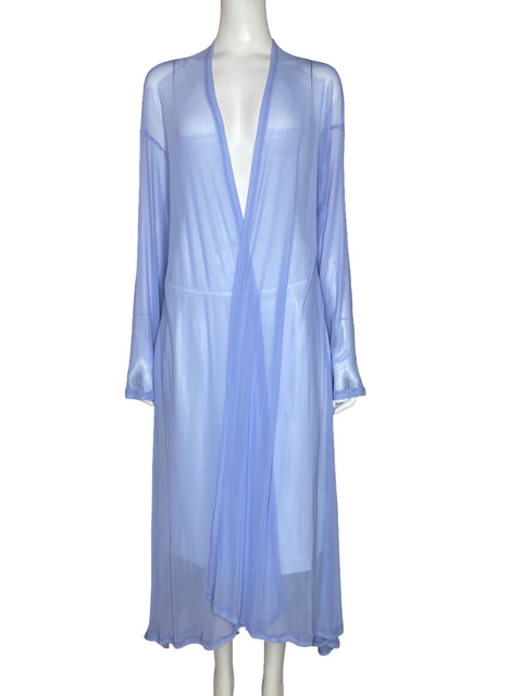 Cardigan Zenana Fluido Azul - Talla M