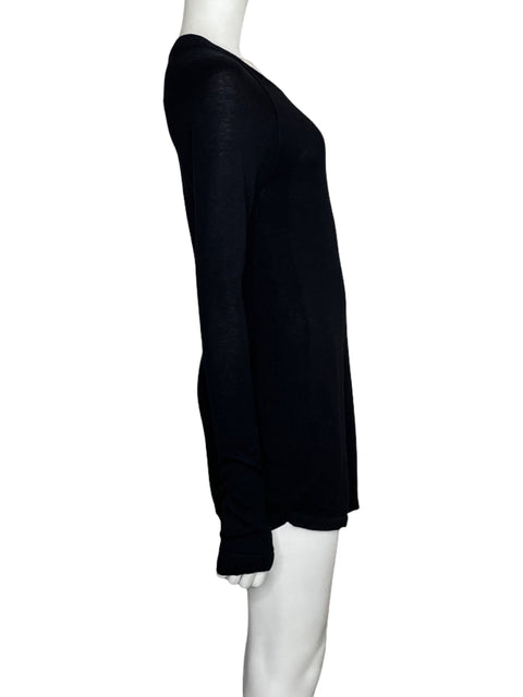 Vestido Lululemon Long Sleeve Negro-Talla 8