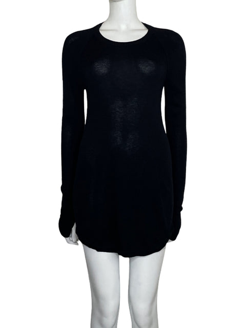 Vestido Lululemon Long Sleeve Negro-Talla 8