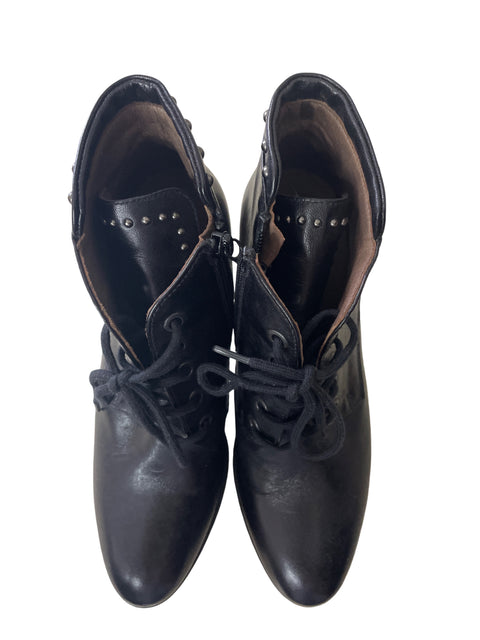 Botin Nero Giardini Ziper Lateral Negro- Talla 37