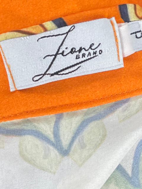Set Zione Brand Estampado Naranja-Talla M