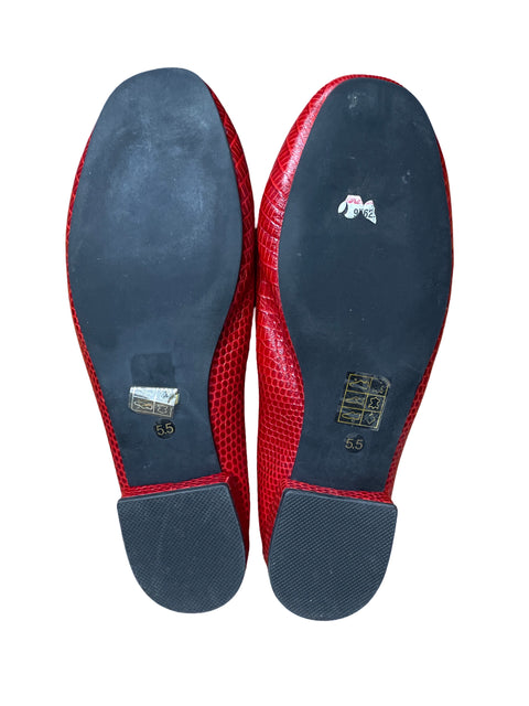 Calzado Jeffrey Campbell Flats Rojo-Talla 5.5