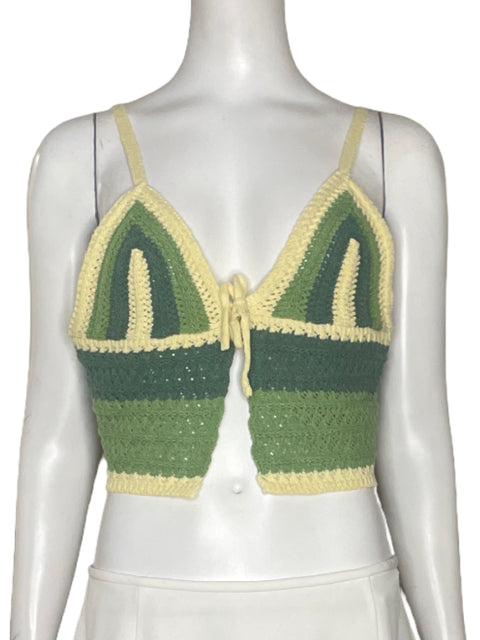 Top Tesoro TPS Crochet Beige - Talla M