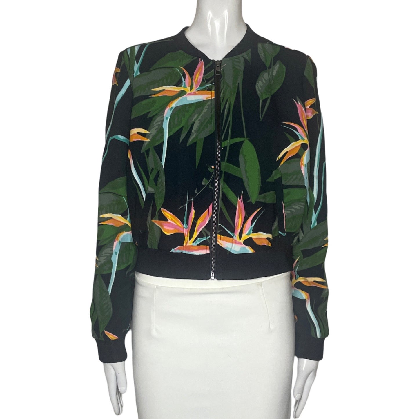 Chaqueta Only Flores Verde-Talla M