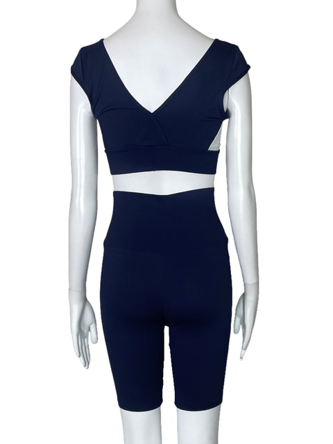 Set Port De Bras Deportivo Corto Azul-Talla M