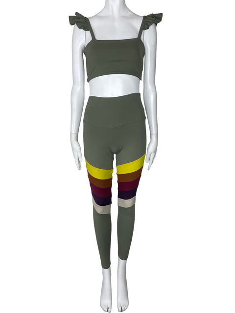Set Port De Bras Deportivo Dusk Verde-Talla M