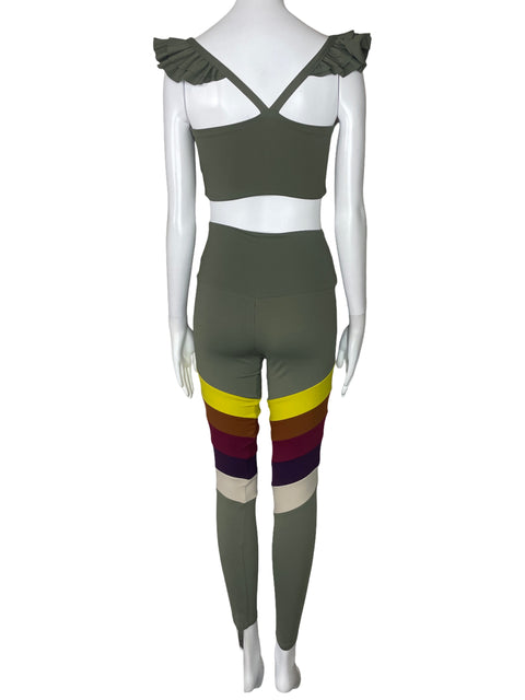 Set Port De Bras Deportivo Dusk Verde-Talla M