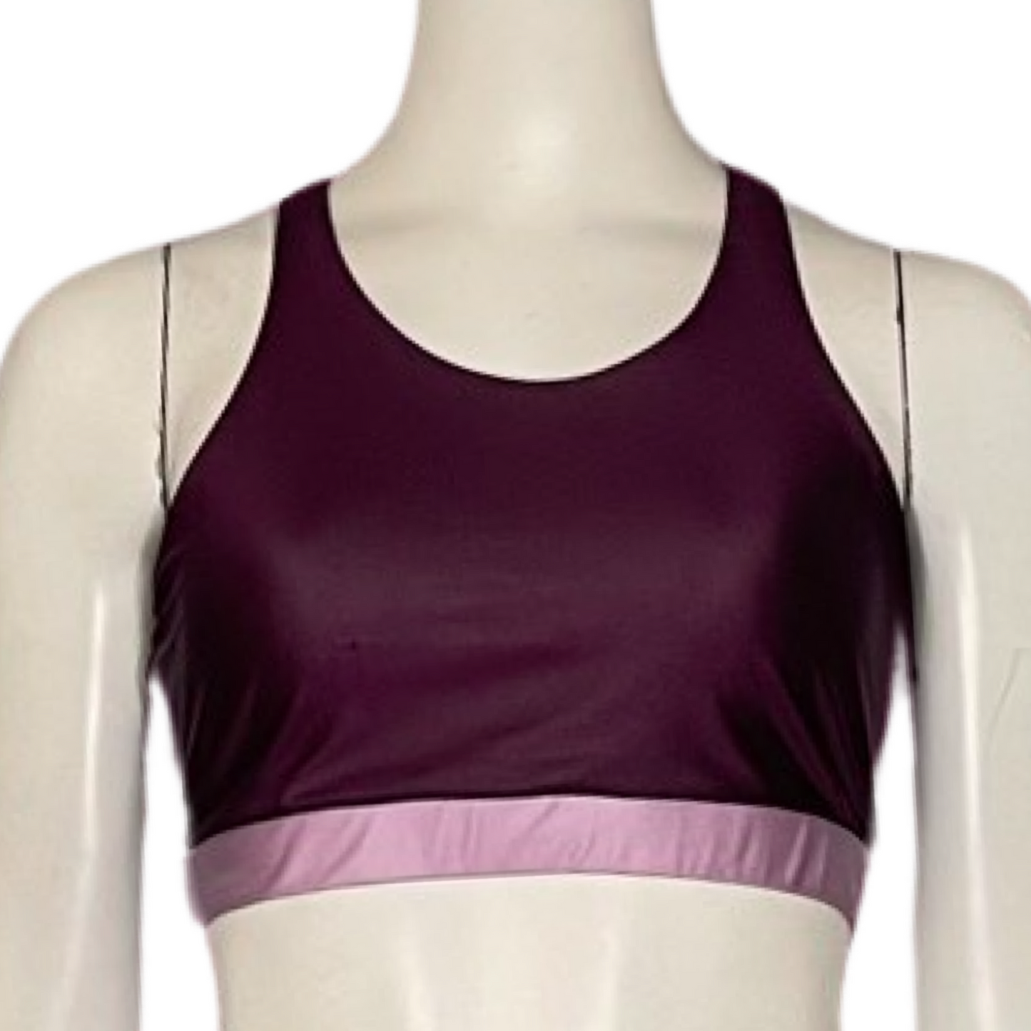 Top Beat a Bee Deportivo Satinado Vino tinto- Talla L