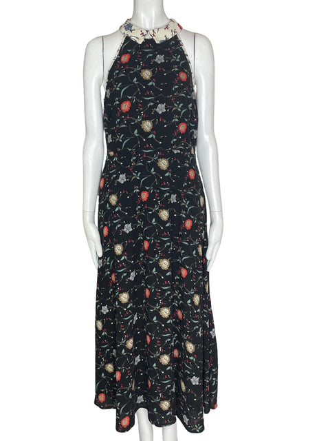 Vestido The Moon Estampado Negro- Talla M