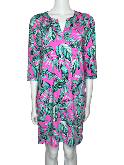 Vestido Caribbean Joe Playero Rosado-Talla S