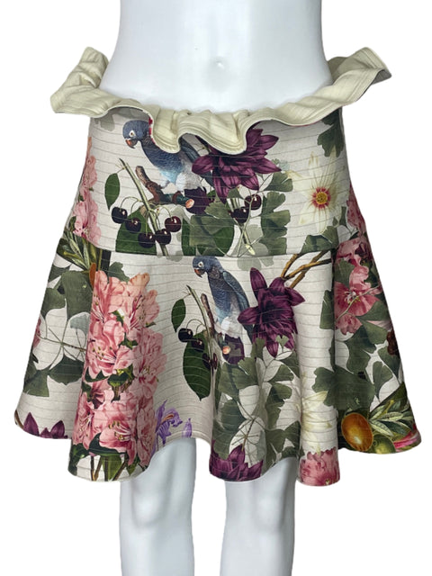 Falda Eugenia Fernandez Flores Blanco-Talla M