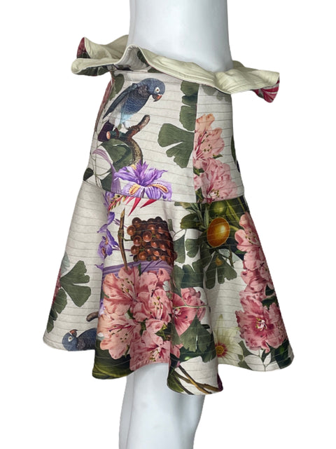 Falda Eugenia Fernandez Flores Blanco-Talla M