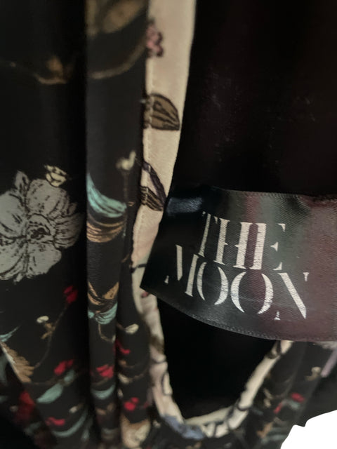 Vestido The Moon Estampado Negro- Talla M