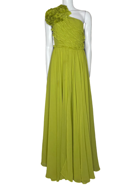 Vestido Te Quiero Teresa Valencia Maxi Verde-Talla S