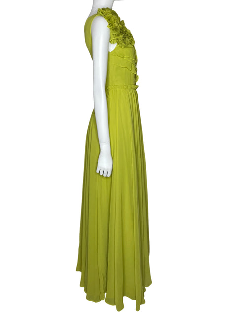 Vestido Te Quiero Teresa Valencia Maxi Verde-Talla S