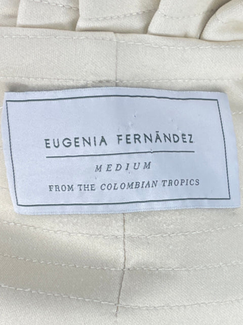 Falda Eugenia Fernandez Flores Blanco-Talla M
