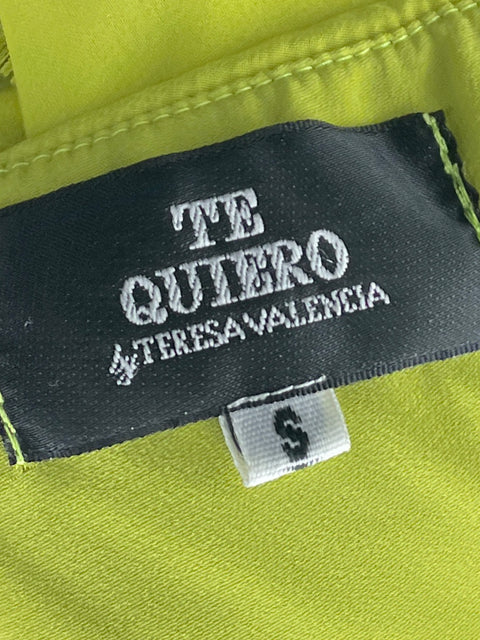 Vestido Te Quiero Teresa Valencia Maxi Verde-Talla S