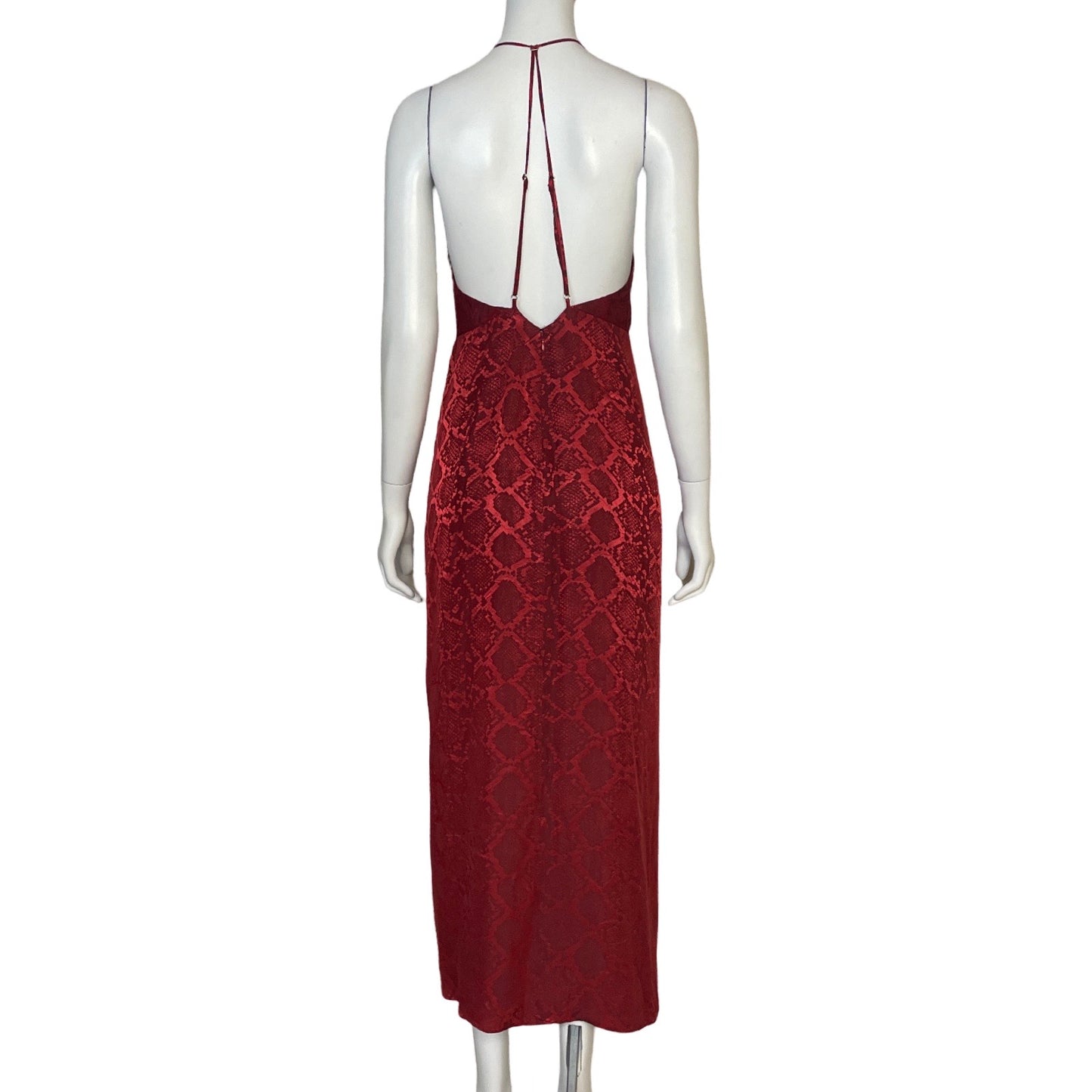 Vestido Simkhai Boa Print Rojo-Talla 6