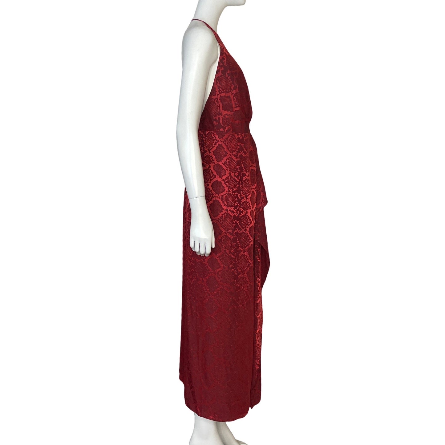Vestido Simkhai Boa Print Rojo-Talla 6