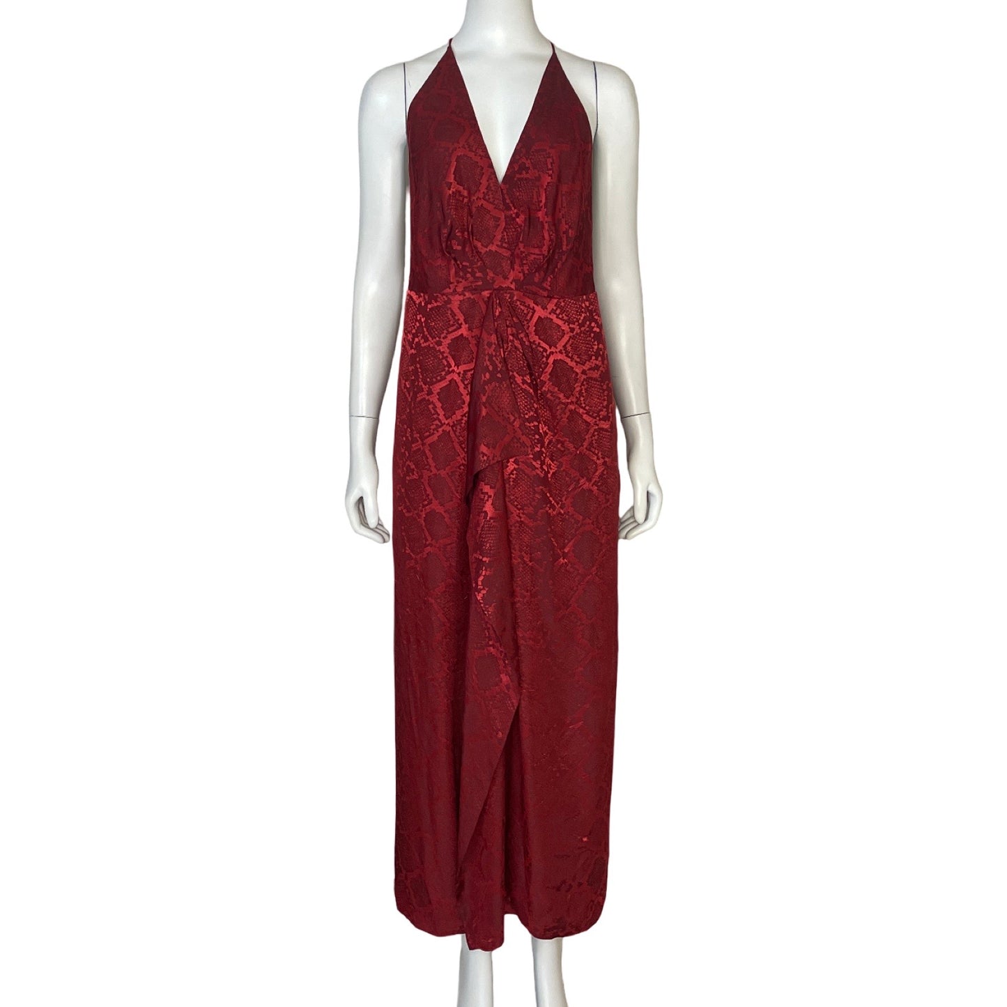 Vestido Simkhai Boa Print Rojo-Talla 6