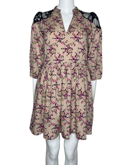 Vestido Rapsodia Fascia Dot Beige-Talla XS