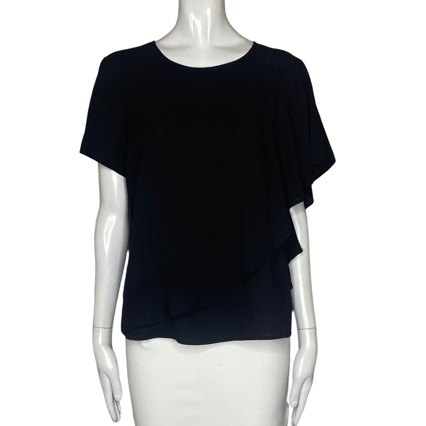 Blusa Esprit Vuelos Manga Negro-Talla S