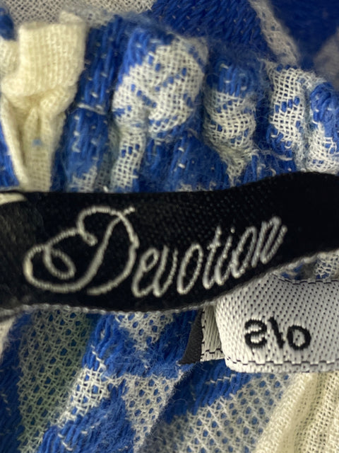 Vestido Devotion Out Shoulders Azul- Talla S
