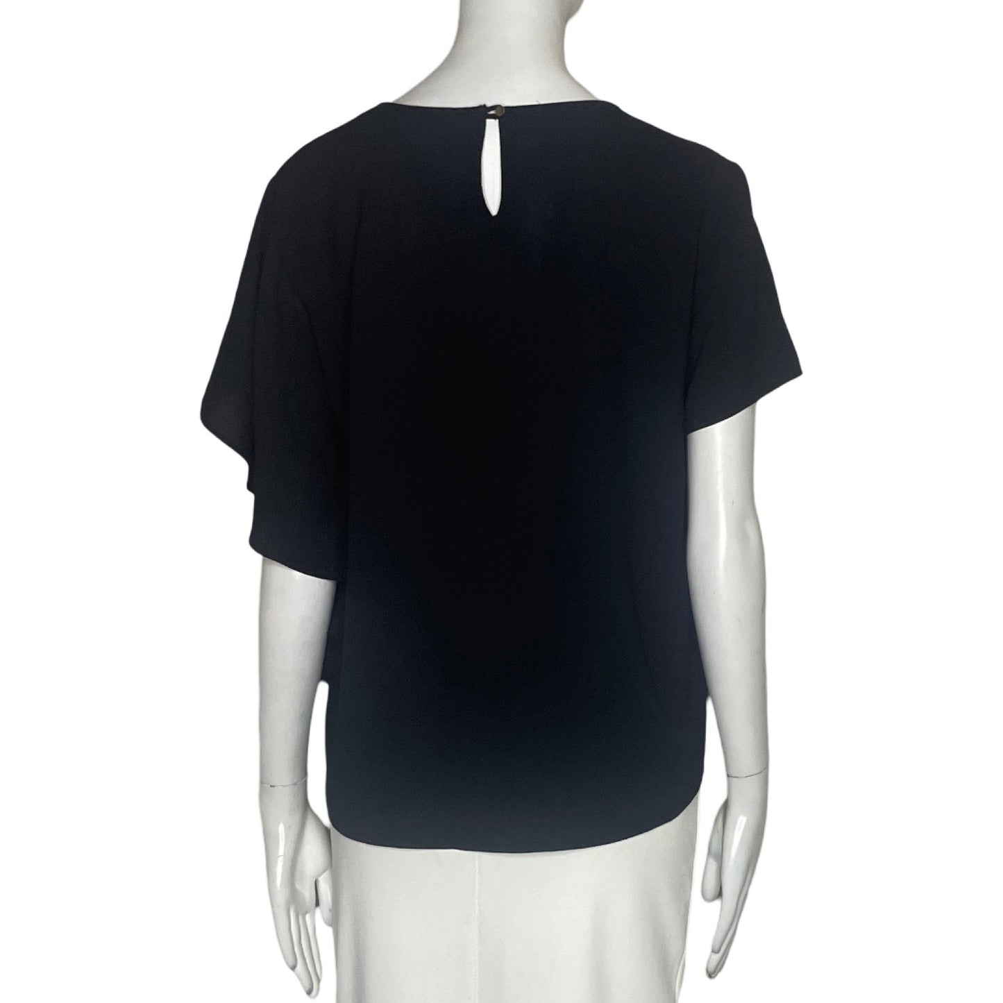 Blusa Esprit Vuelos Manga Negro-Talla S