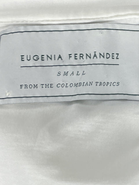 Blusa Eugenia Fernandez Vuelo Blanco-Talla S