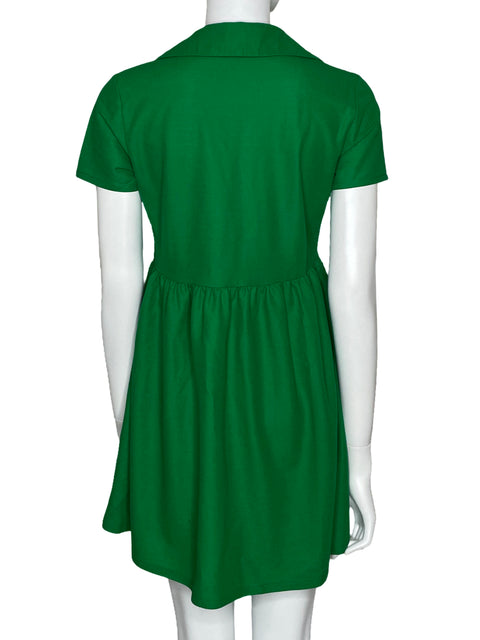 Vestido Zara Polo Verde-Talla S