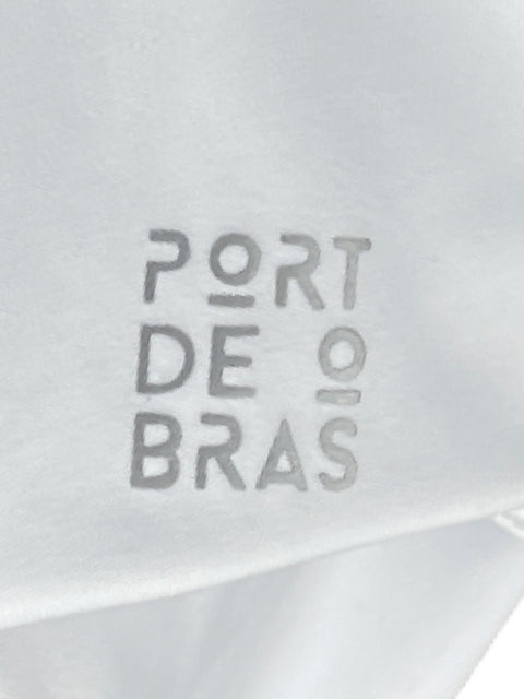 Top Port De Bras Tiras Blanco-Talla M