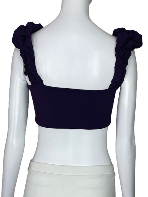 Top Port De Bras Sienna Morado-Talla M