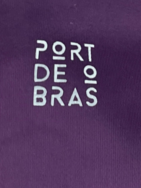 Top Port De Bras Sienna Morado-Talla M