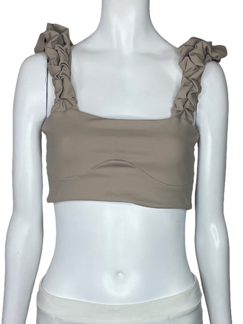Top Port De Bras Chantilly Beige-Talla M