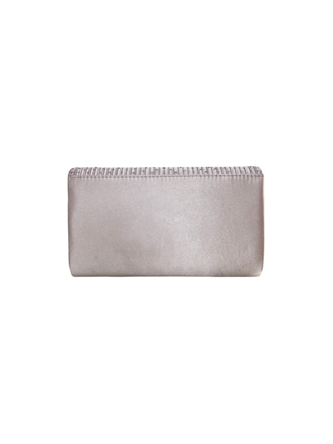 Clutch Tesoro TPS Satinado Plisado Rosado-Talla S