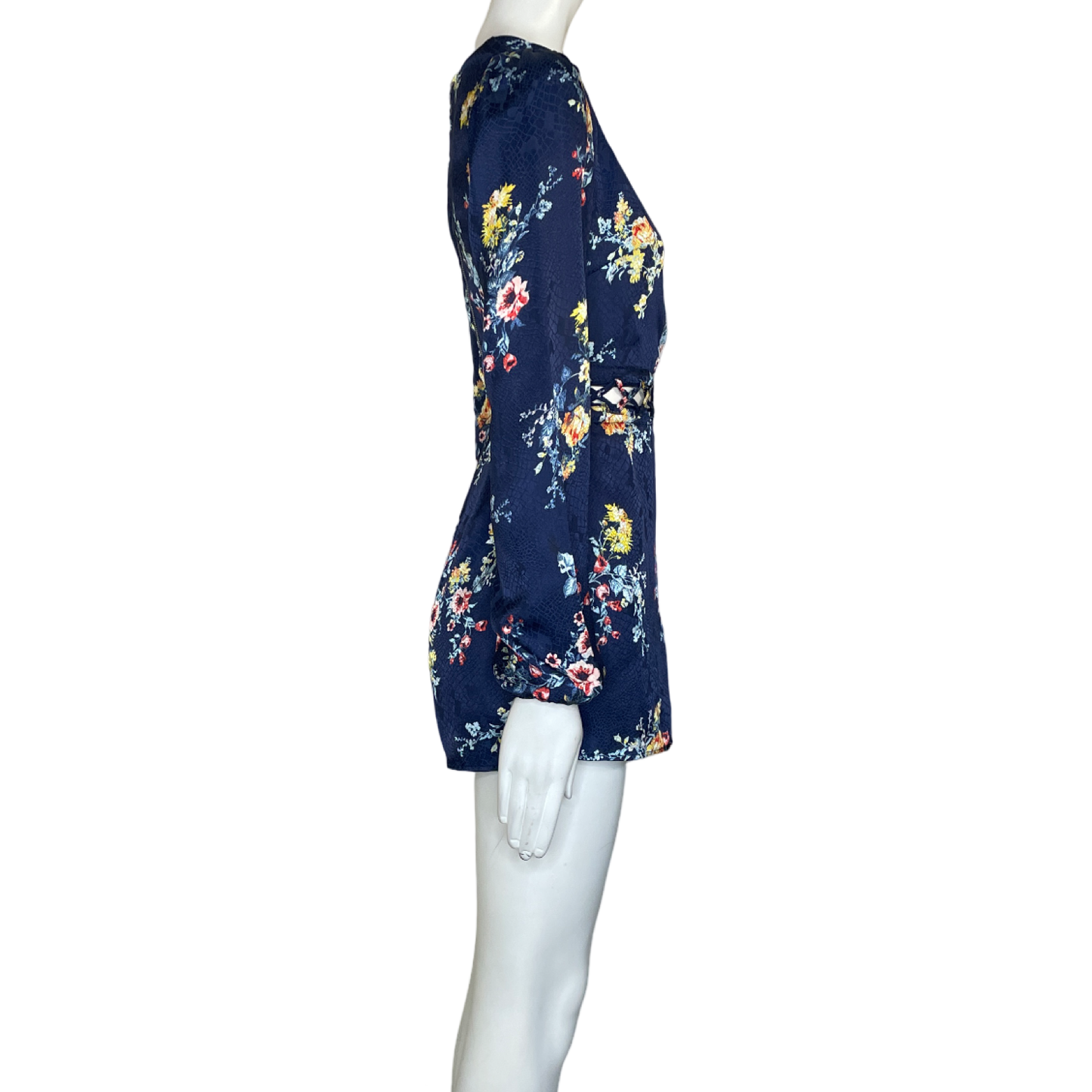 Romper MATERIAL GIRL Floral Cuello V Azul - Talla S