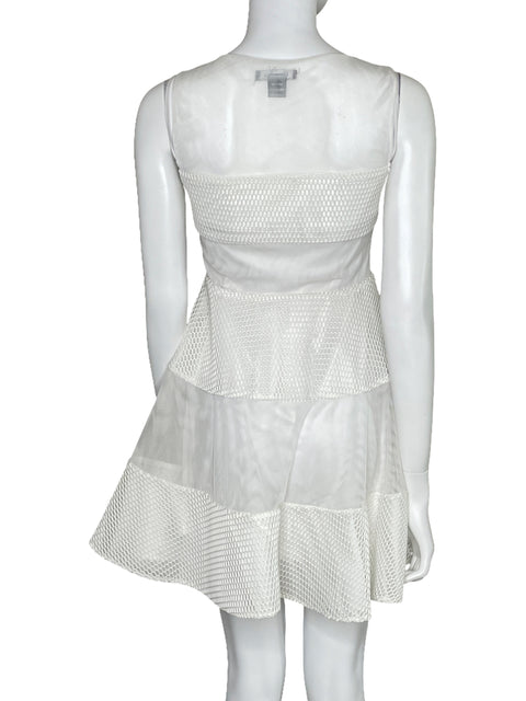 Vestido Gracia Mesh Blanco-Talla S