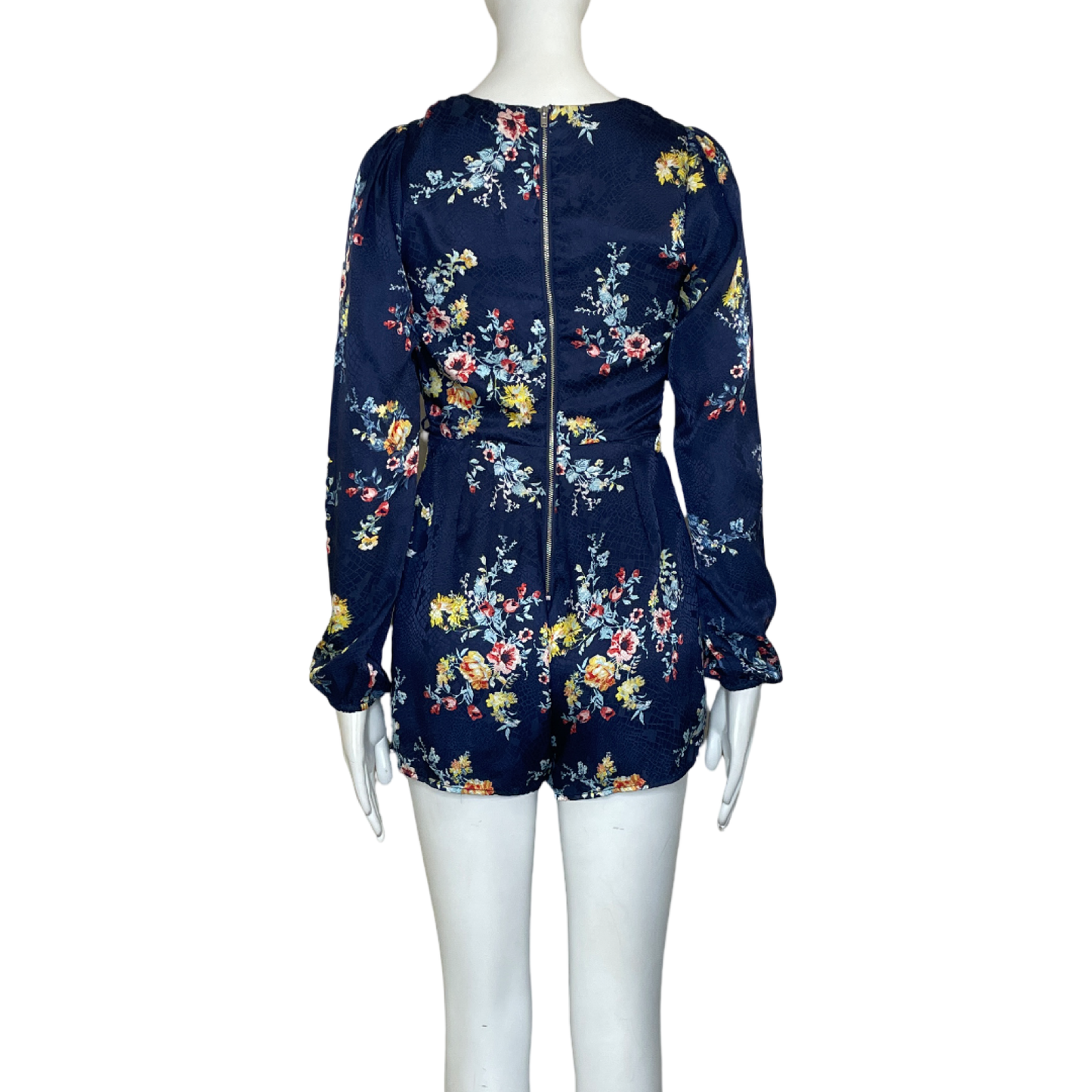 Romper MATERIAL GIRL Floral Cuello V Azul - Talla S