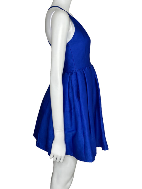 Vestido Gracia Mini Tirantes Azul-Talla S