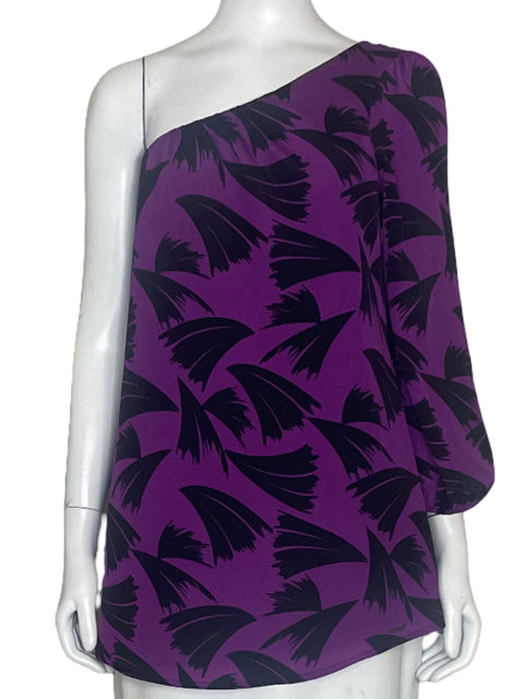Blusa Guess One Shoulder  Morado-Talla L