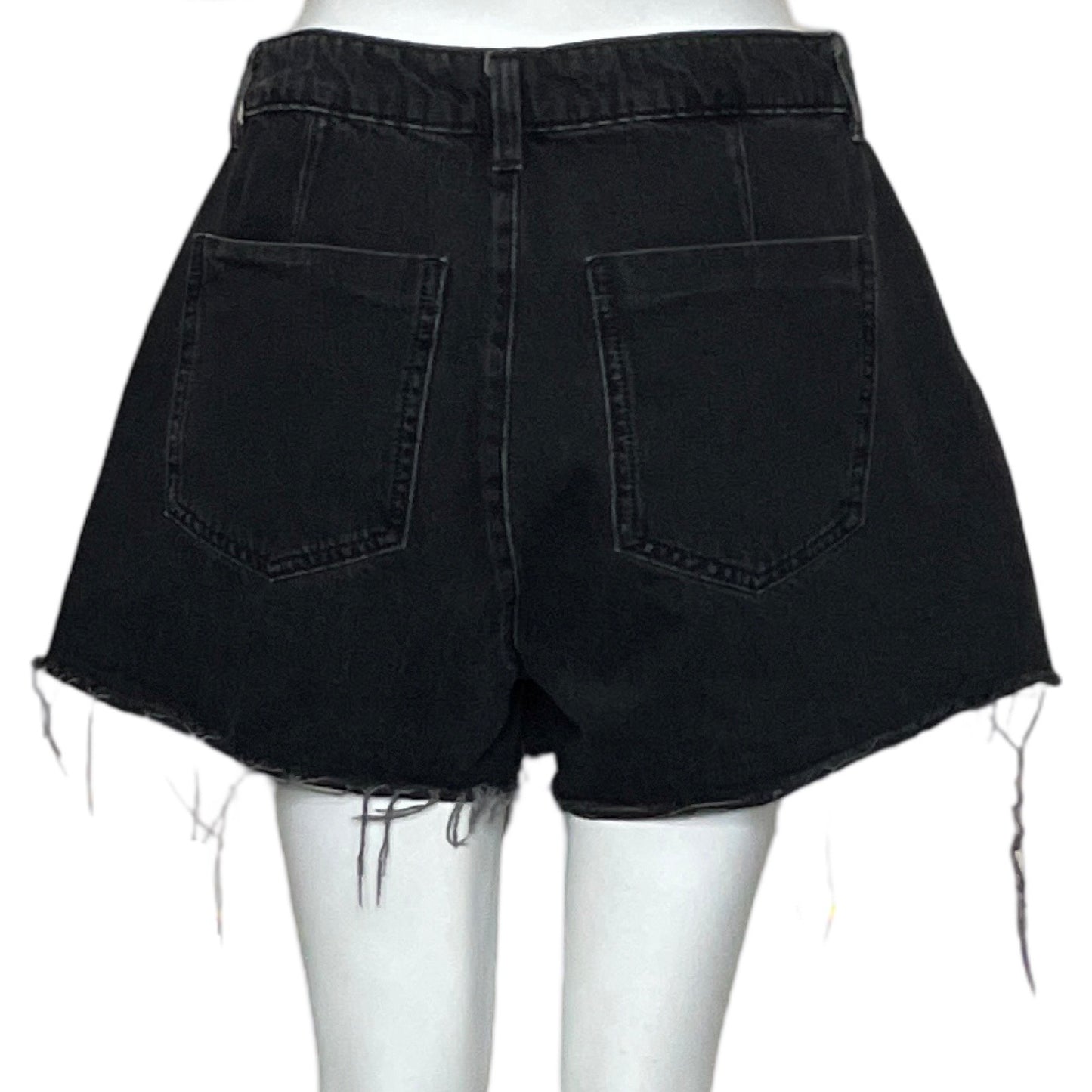 Falda Short Zara Negro-Talla S