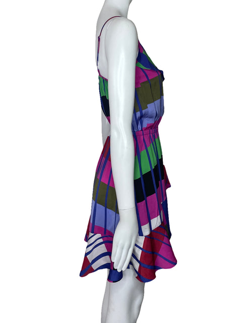 Vestido Express Cuadro Rayas Rosado-Talla XS